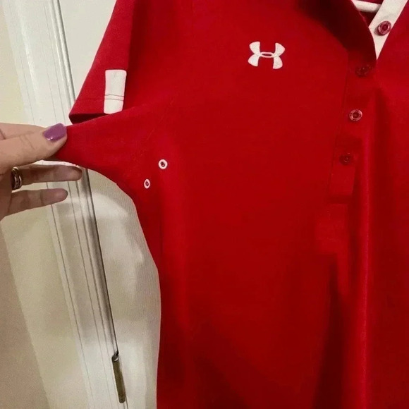 Under Armour NFL Arizona Cardinals Polo Woman Size Medium NWT - Picture 7 of 8